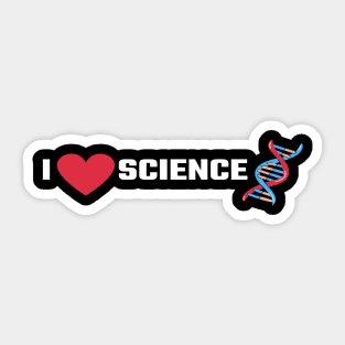 I Love Science/I Heart Science Sticker